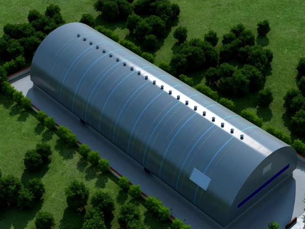 山西誠晉達(dá)倉儲物流項目儲煤棚